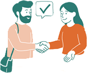 Secure chat animation